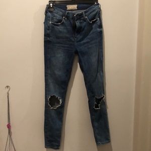 Free people denim skinny jeans size 27R